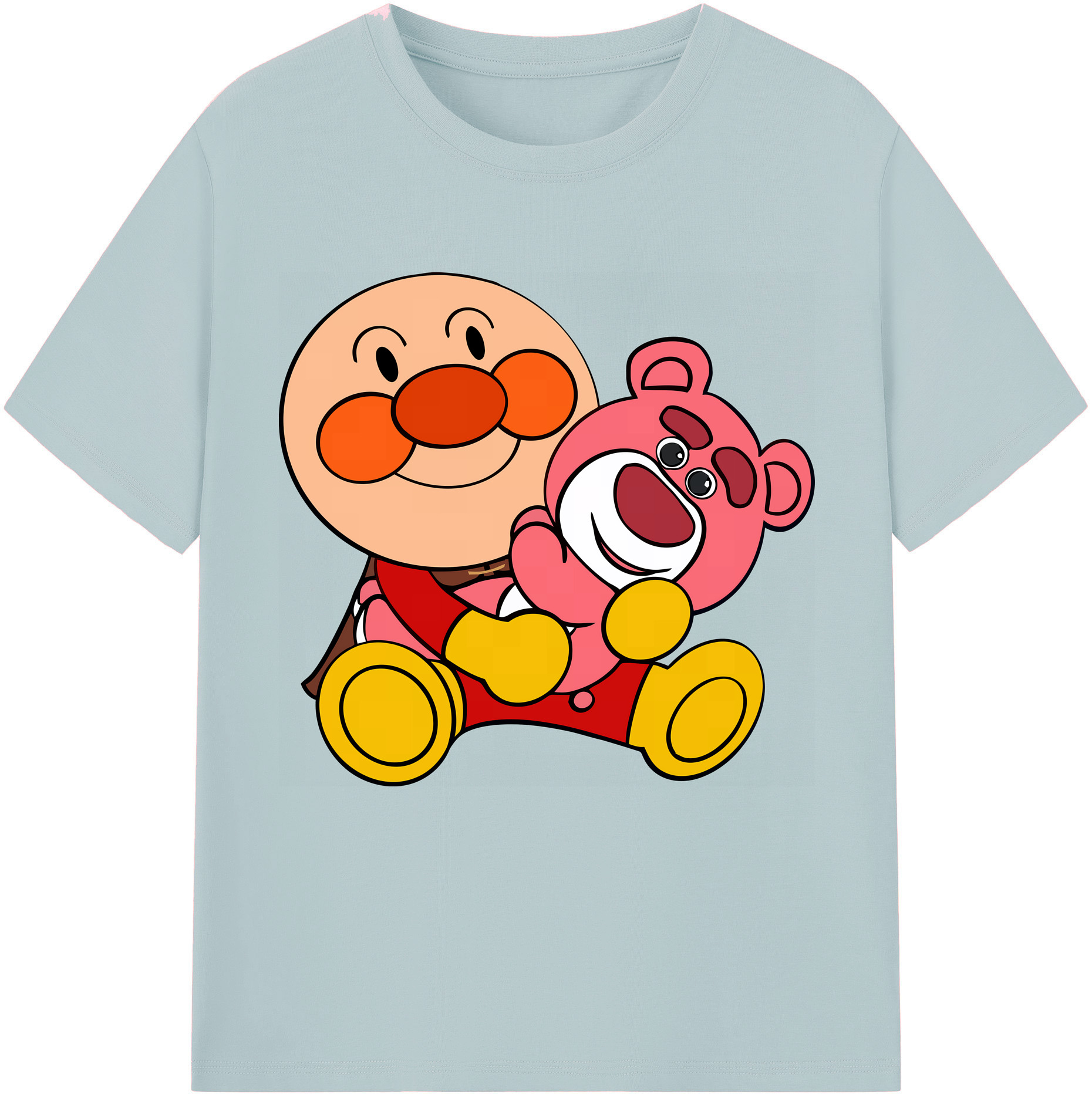 （画像用） アンパンマン Anpanman 綿100％半袖Tシャツ（フロントプリント）